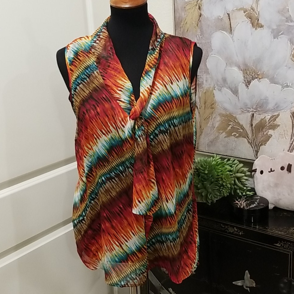 Gorgeous Tie-Dye Styled Blouse